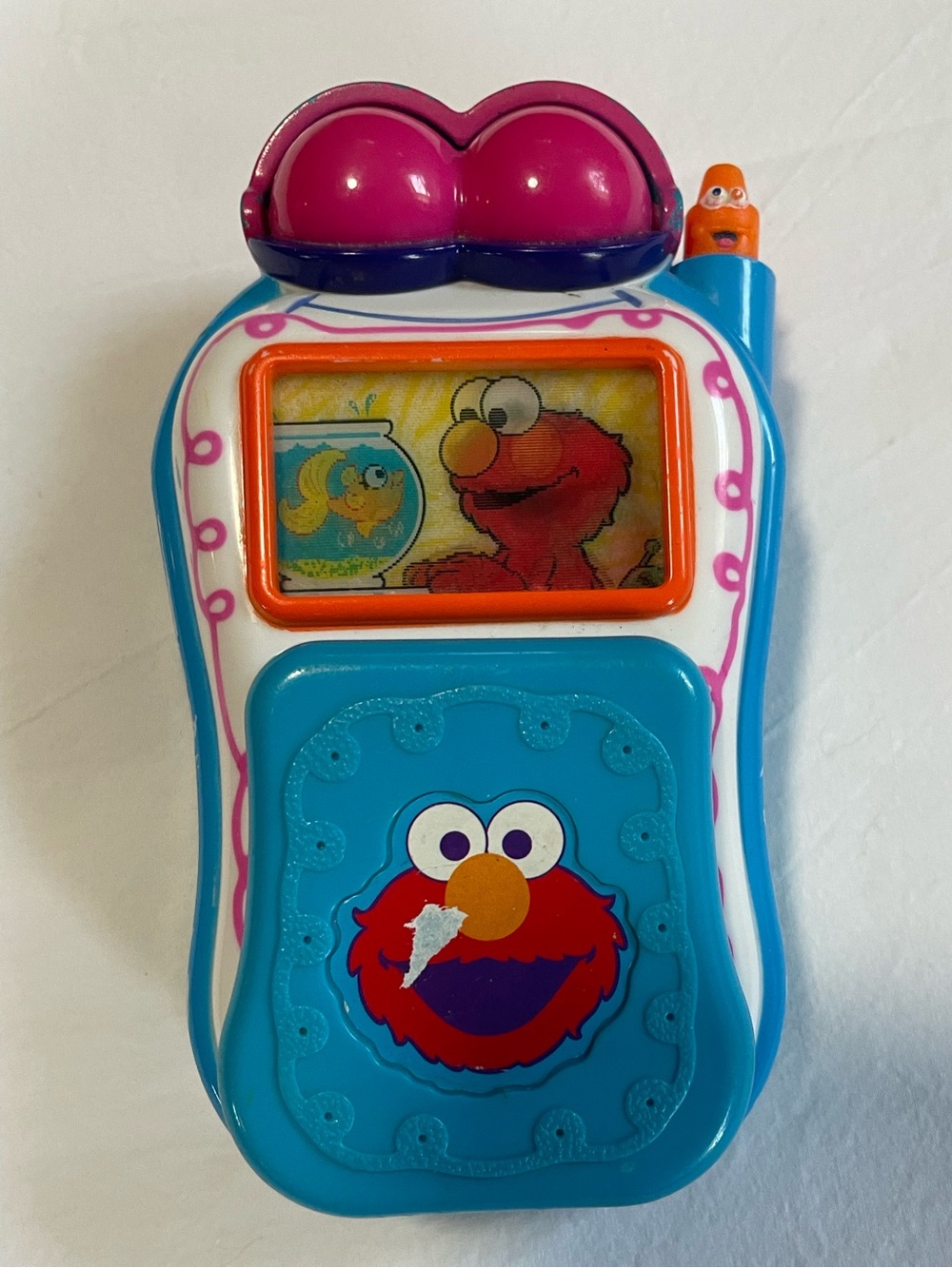 Vintage 2002 Mattel Sesame Street Elmo’s World Toy Flip Phone